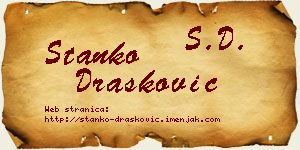 Stanko Drašković vizit kartica